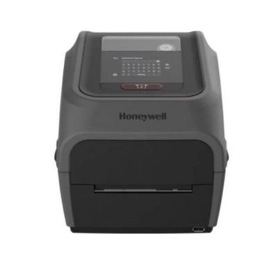 Drukarka biurkowa Honeywell PC45 z ekranem dotykowym, przeznaczona do druku etykiet w biurach i magazynach.