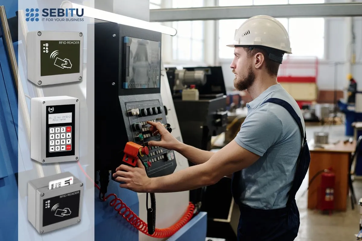 Przykładowe modele czytników RFID do kontroli dostępu do maszyn produkcyjnych